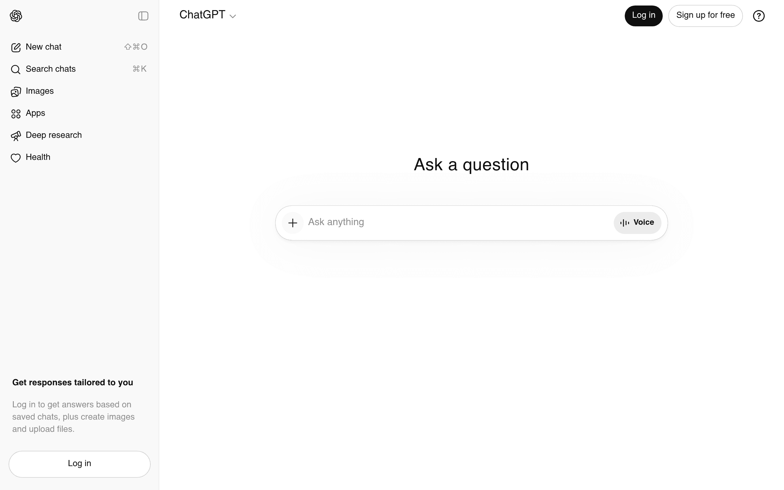 Interface de ChatGPT — l'IA conversationnelle d'OpenAI